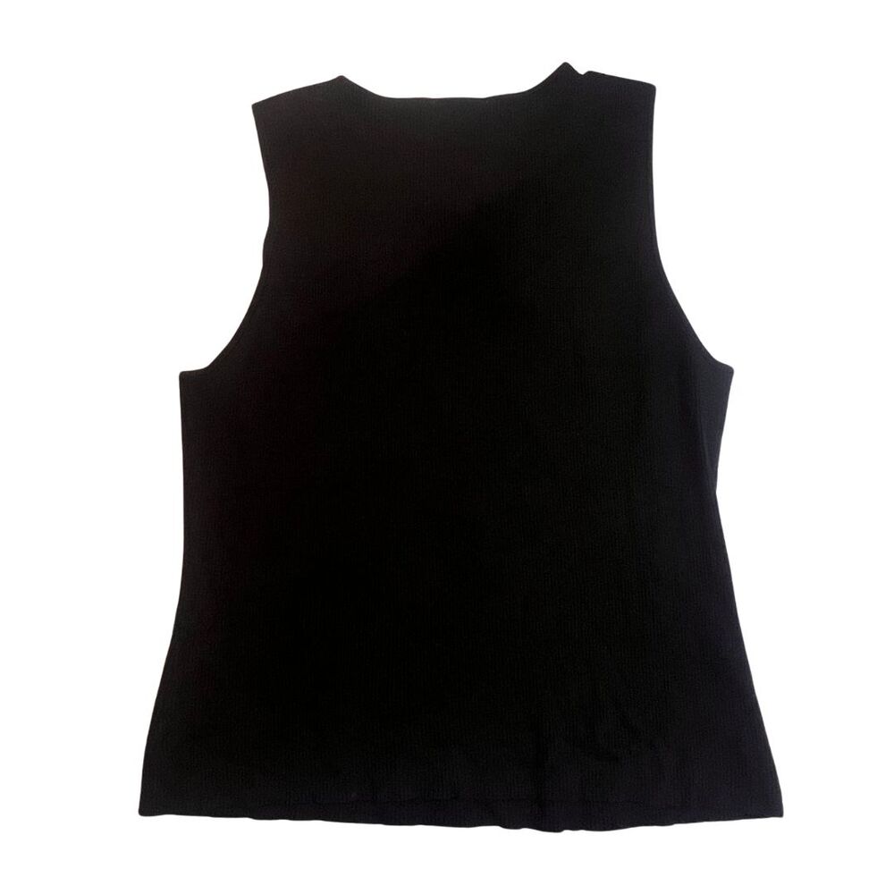 Nygard Collection Blouse Women XL Sleeveless Classic Preppy Academia Shell - Picture 8 of 16